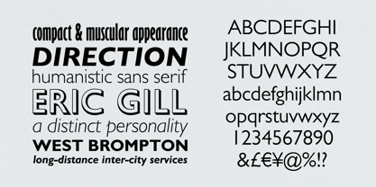 Gill Sans MT Font Poster 3